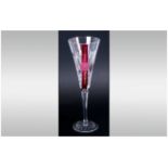 Waterford - Ltd Edition Cut Crystal Champagne Flute. Part of The Twelve Days of Christmas