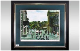 Tom Dodson Pencil Signed Limited & Numbered Edition Colour Print, 'Anniversary Walk (Todmorden)'
