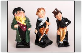 Royal Doulton Dickens Series Figures ( 3 ) In Total. 1/ Tony Weller HN544, Issued 1932-1938,