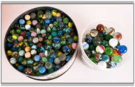 A Collection of Vintage Antique Marbles.