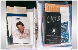 Album Containing A Quantity Of Modern Theatre/Souvenir Programmes, Ticket Stubs etc. To Include