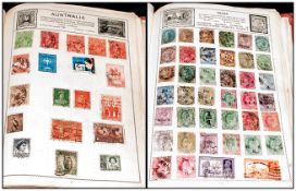 Old Novaleaf Stamp Album full of older all world stamps. Many mint, especially Danzig and Nyassa