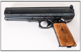 West German Champion Record - 12 Shot Repeater Air Pistol 177 cal. with Spring - Piston Side Lever