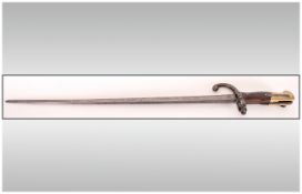 French Model 1874 Epee Bayonet, Dated 1882