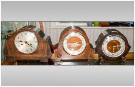 Three 1920/30's Mantle Clocks. Spares Or Repair