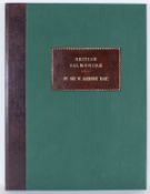 Sir W Jardine Bart Finely Bound Book, British Salomandae Folio, with outer jacket decimus London