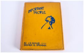 J.H. Dowd, Book with Original Dust Jacket. People of Importance Brenda E. Spender - London,