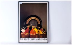 The Age Of Jazz Lingers On Poster 1920/30's Ceramics By Clarice Cliff, Susie Cooper, Charlotte Rhead