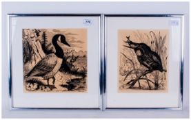 R.Galts Canadian Artist, pencil signed limited edition print of a Canada Goose 11/90 1984, with a