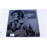 Vince Eager LP. Signed Copy In Ink To The Cover. Vince Eager Pays Tribute to Elvis, Avenue 093.