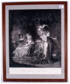 Henry Fuseli R A Published Print, 6th January 1791 by John Jones. Beatrice Listening To Hero &