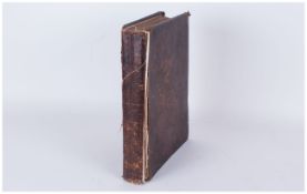 Dixon's Voyages Leather Bound Volume, Frontispiece Missing, Pages Missing. c.1788-1789. Accounts