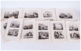 22 Plates Of Topographical Interest, By Louis De Sainson from Jules Dumont D'Urvilles Voyages of the