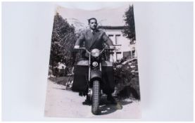 Vintage Photograph of a Motor Scooter - ISOMOTO. Unframed. Size 9.5 x 12 Inches. Further Information