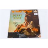 Duane Eddy Signed LP Cover In Ink. The Twangs The Thang, London. Records HA-W.2236.