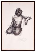 Harry Smith R.I.M.F.P.S Photo-Litho Print, Of Jane \58/350, pencil signed 1977, framed & glazed