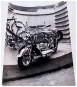 Vintage Photograph of a Motor Scooter - A.G.F. Unframed. Size 9.5 x 12 Inches. Further Information