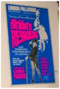 Poster, Miss Debbie Reynolds At The London Palladium & Introducing Carrie Fisher Of Star Wars Frame,