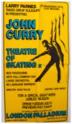 Poster, John Curry, Theatre Of Skating At The London Palladium, folded 20x30''