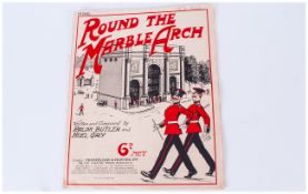 Sheet Music - Round The Marble Arch by Noel Gay.