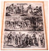 Henry Winkles Scuplt G.Heck Dir South American Print Of Black Slaves Fishing & Native Indians