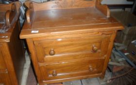 Small Wooden Sideboard Unit.