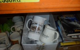 Box of Assorted Brewery Jugs.