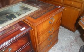 Light Wooden Filing Cabinet.