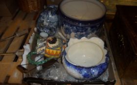 Box of Assorted Collectable Ceramics.