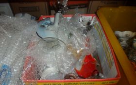 Box of Assorted Glassware.