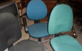 Set of 3 Office Chairs.
