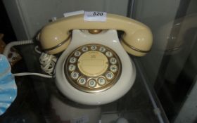 Working Old Fashion Dial Phone.