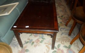 Large Rectangular Wooden Coffee Table.