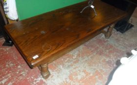 Large Solid Wooden Coffee Table.