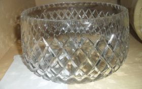 Glass Fruit Bowl.