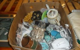 Box of Assorted Ceramics.