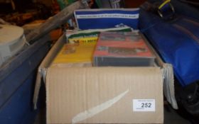 Box of Assorted Magazines and Videos.