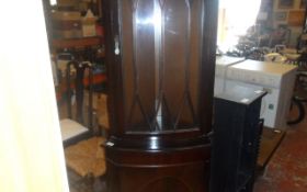 Dark Wooden Corner Unit.