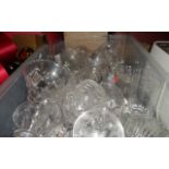 Box of Assorted Glassware.