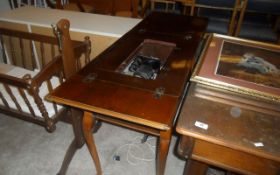 Wooden Sewing Machine Unit ( With Sewing Machine )