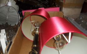 2 Lamps with Shades.