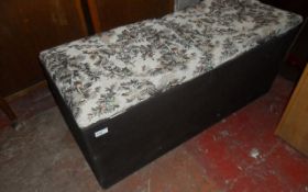 Wooden Bed Box with Cushion Lid.