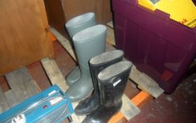 Pair of His and Hers Wellies.