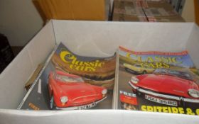 3 Boxes of Classic Car Magazines.