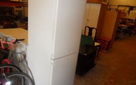 Bosch Classixx Upright Fridge / Freezer, no handles.