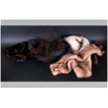 Collection Of Fur Items Including fox hats, mink hats, mink ties etc.