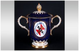 Royal Crown Derby Limited Edition Covered Loving Cup, to commemorate the Wedding of Prince Charles