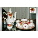 Royal Albert 'Old Country Roses' Part Teaset (16) pieces in total comprising sandwich plate,