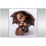 Hummel Figure ' Girl with Umbrella ' 15270. 4.5 Inches High.