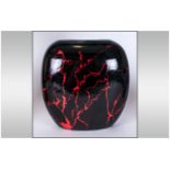 Carlton Ware Hand Painted ''Magma'' Vase - Signed to base, approx 8 inches in height.